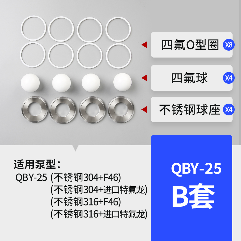 QBY-25气动隔膜泵 B套
